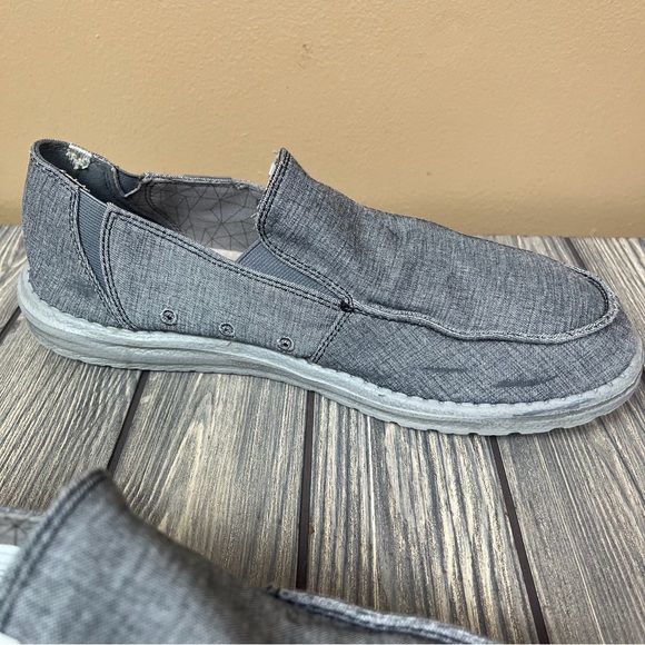 Hey Dude Chan Stretch Steel Men's Size 11 Shoes Casual Slip Ons - Picture 10 of 14